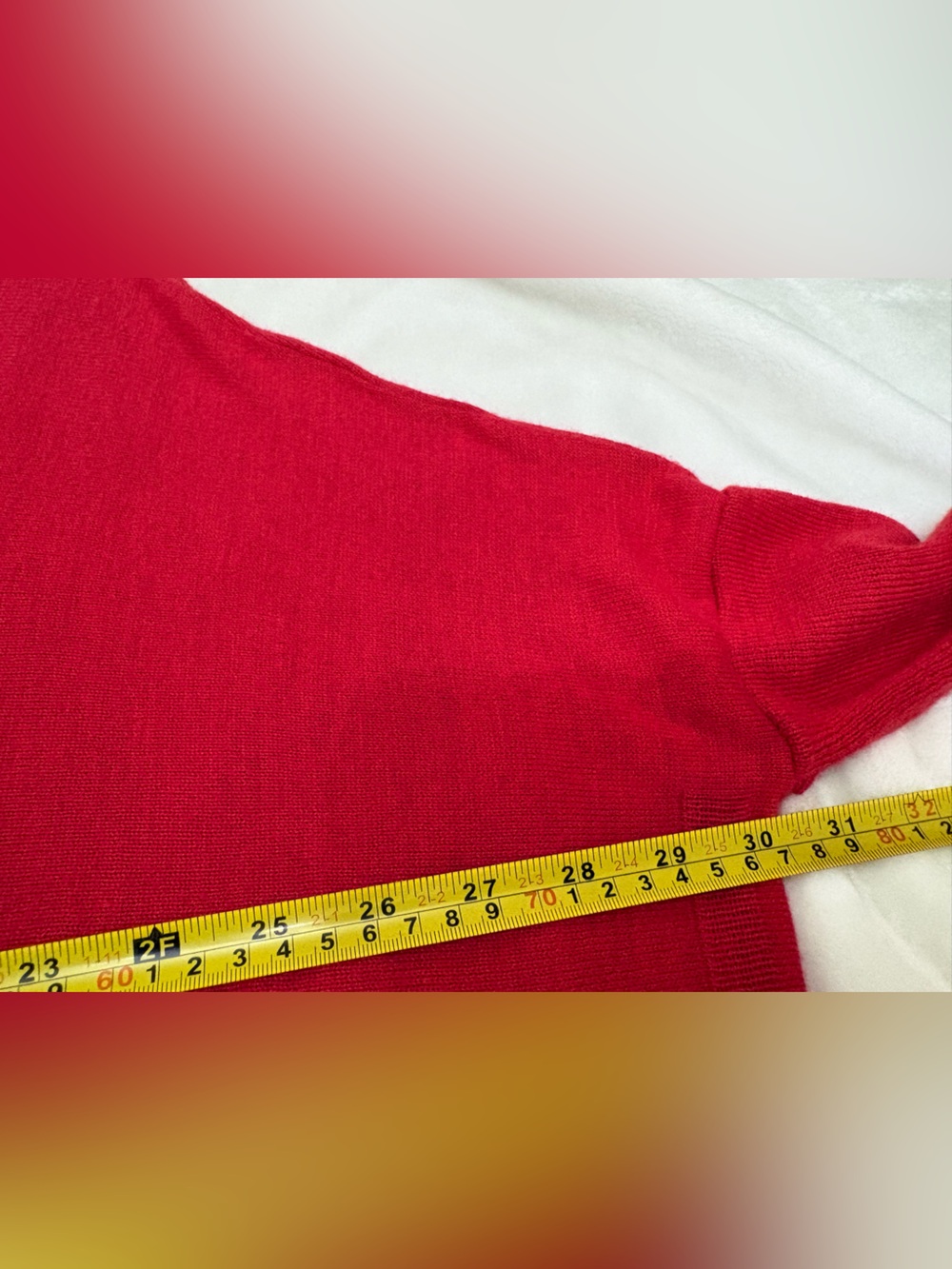 MERSEA Catalina Travel Sweater Scarlet Red Oversized One Size travel coastal lux - Picture 10 of 12
